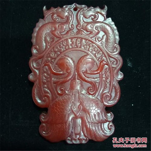 精雕和田玉复古玉璧玉牌摆件 仿古精品家居摆件
